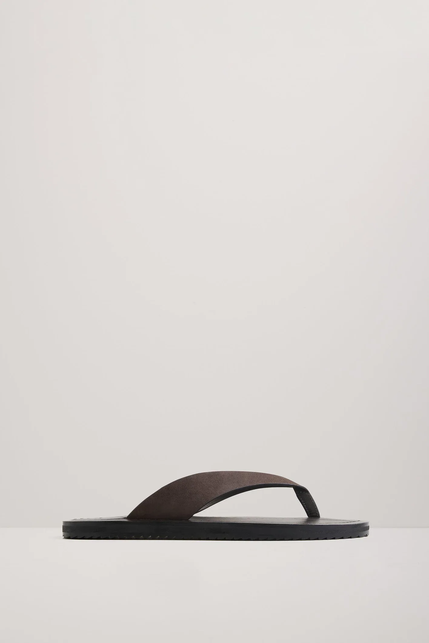 The Flora Sandal in Liquorice Suede