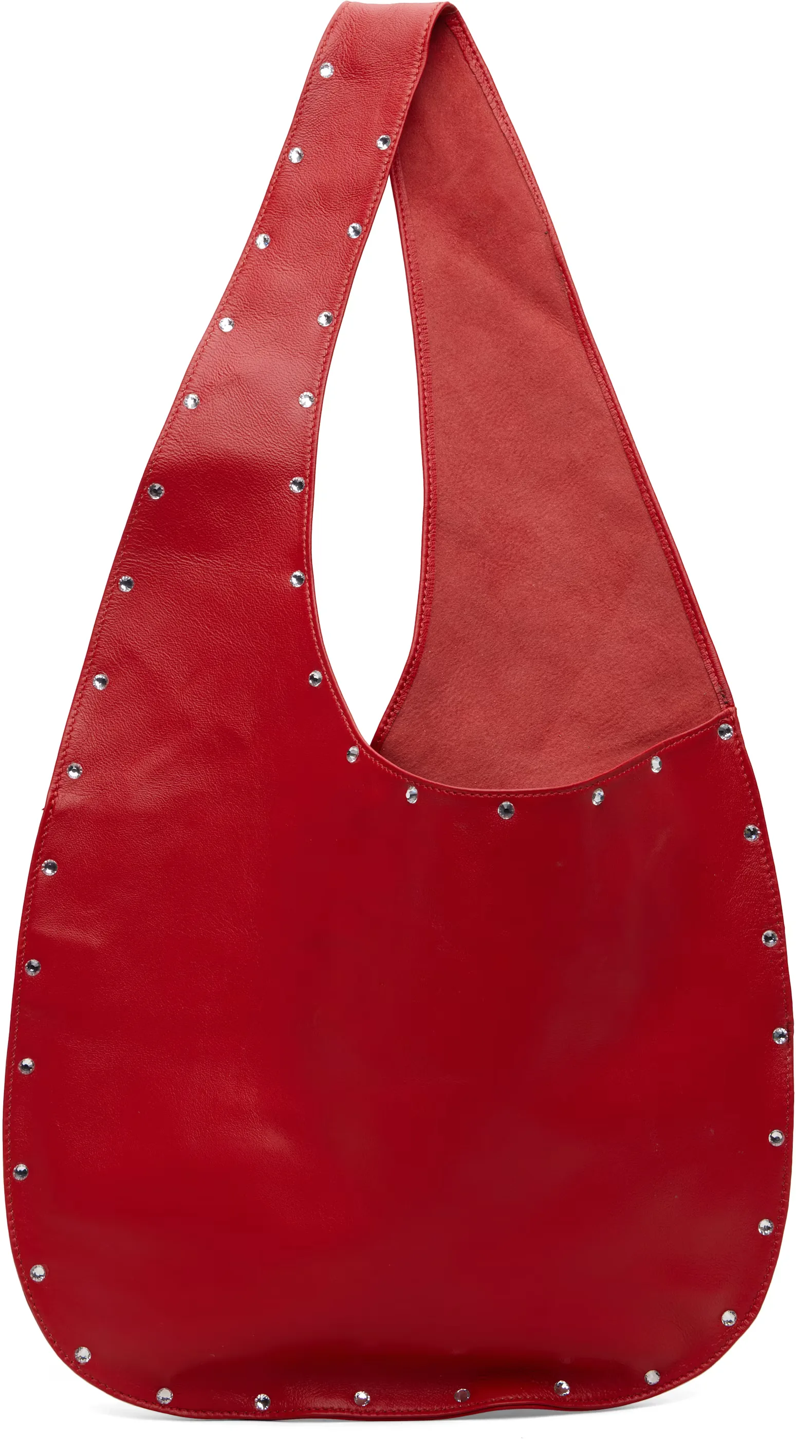 Red Lara Stones Tote