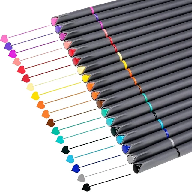 Journal Planner Pens (Set of 18)