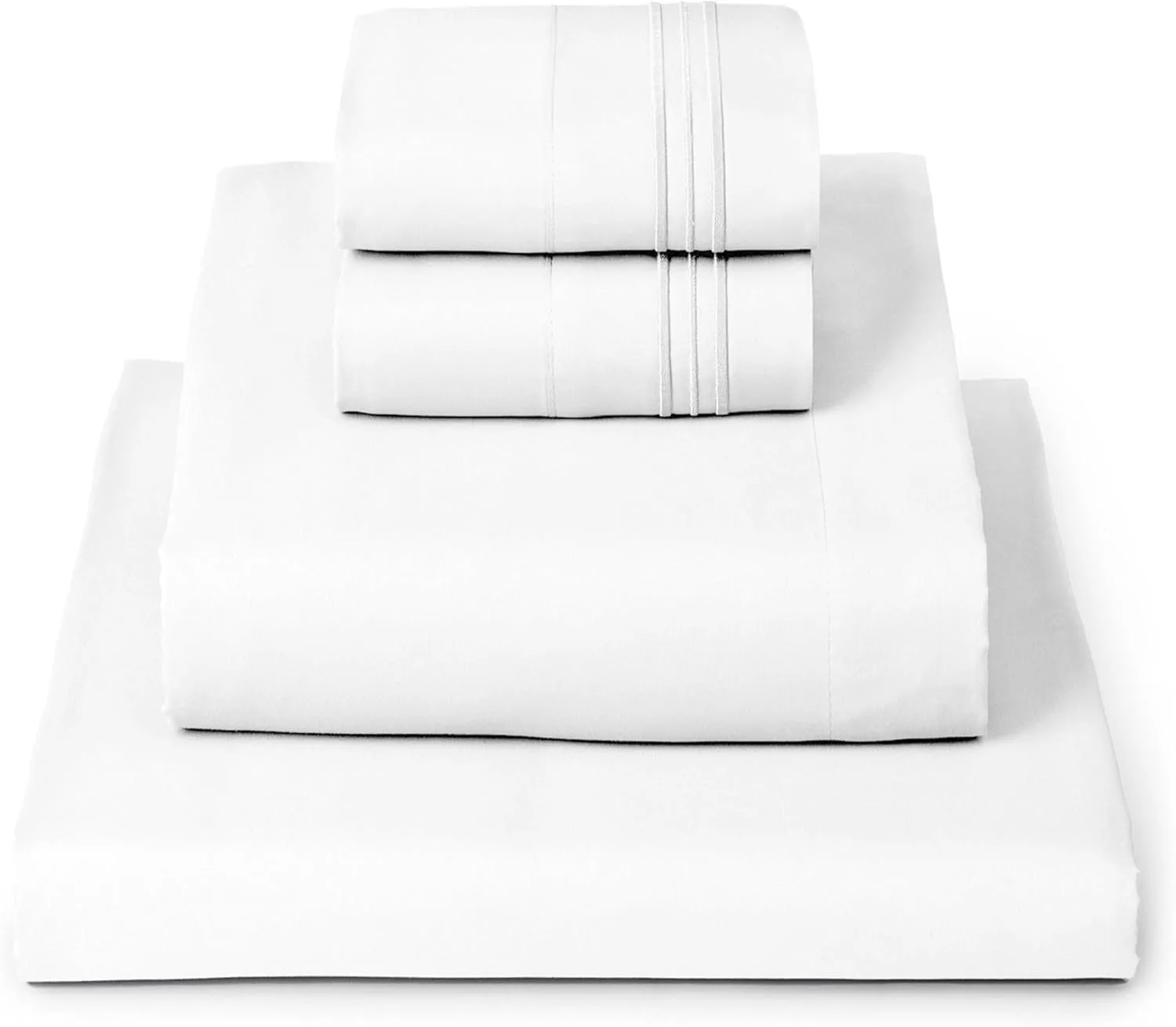 Queen Sheets Set - 4 PC Iconic Collection Bedding