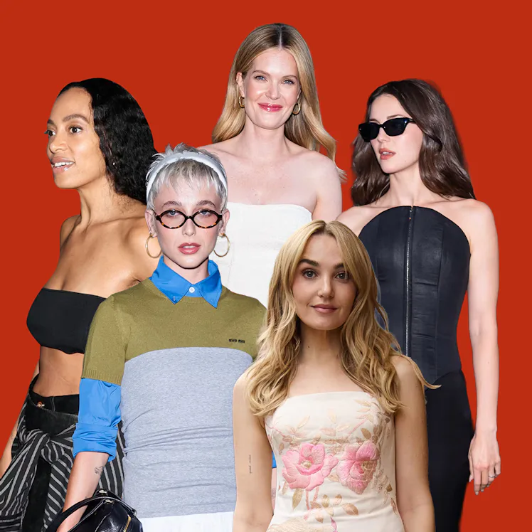 The tube top is back with a major glow-up. Bustle’s fashion team breaks down how Meghann Fahy, Emma ...