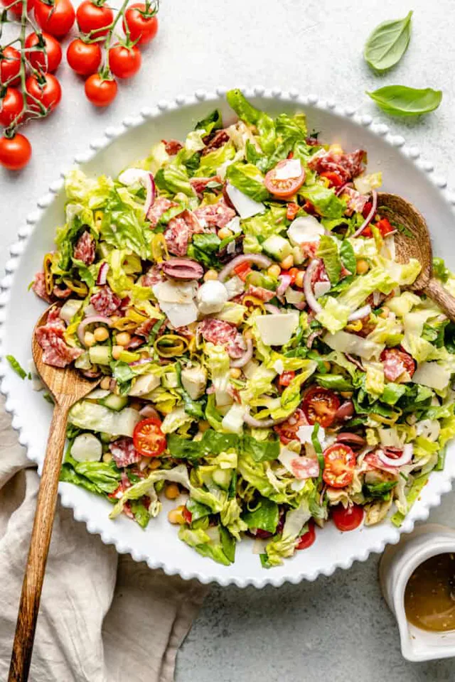 Italian chopped salad, in a story about no-cook meals for summer.