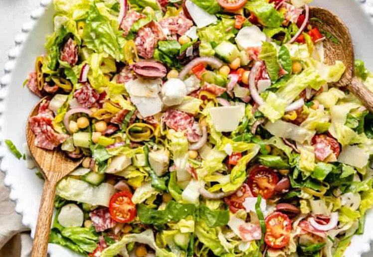 Italian chopped salad, in a story about no-cook meals for summer.