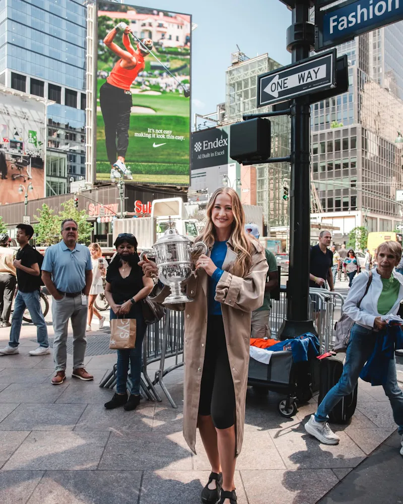 Nelly Korda in NYC