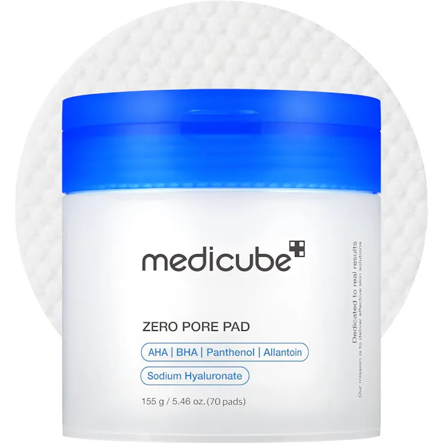Zero Pore Toner Pad with 4.5% AHA Lactic Acid, 0.45% BHA Salicylic Acid