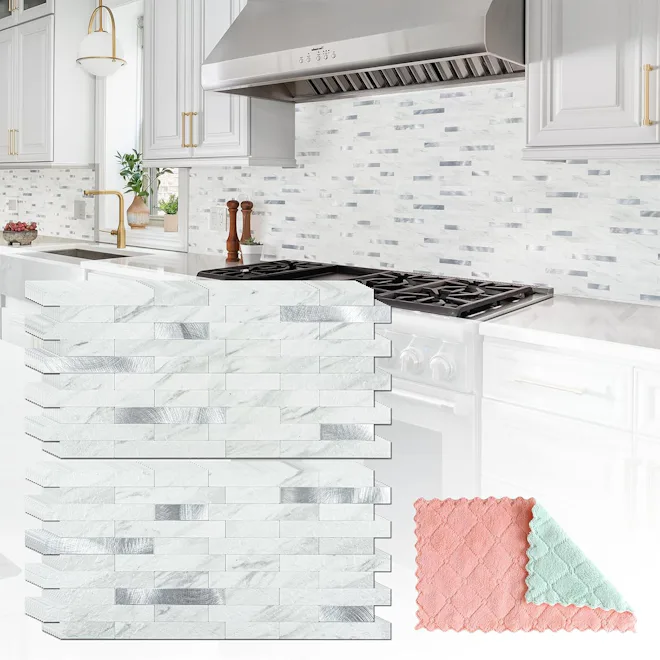 StyloVue Peel and Stick Backsplash (20 Sheets)