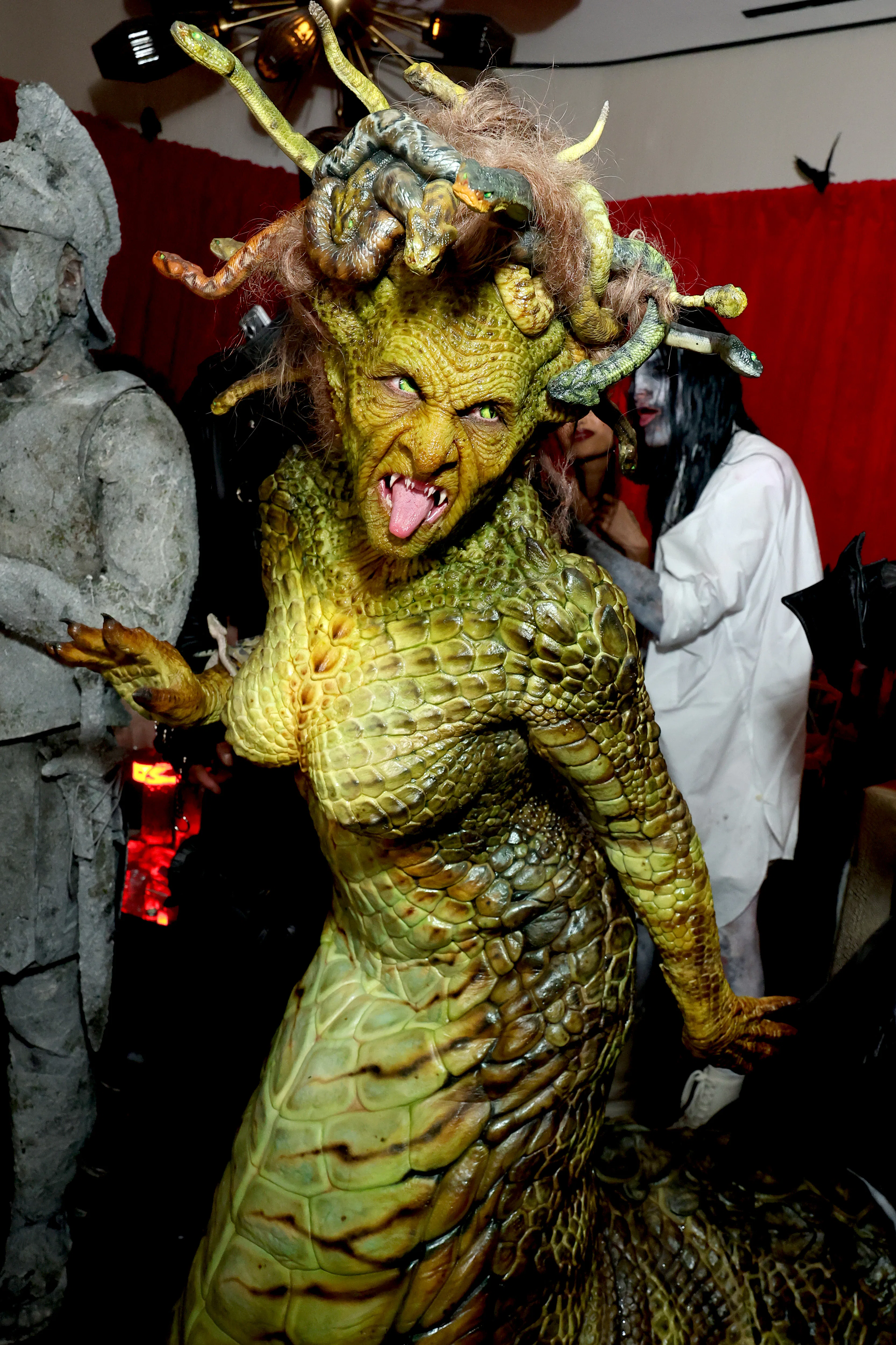Heidi Klum teases her "gory" 2026 Halloween costume.