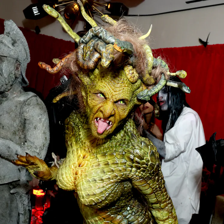 Heidi Klum teases her "gory" 2026 Halloween costume.