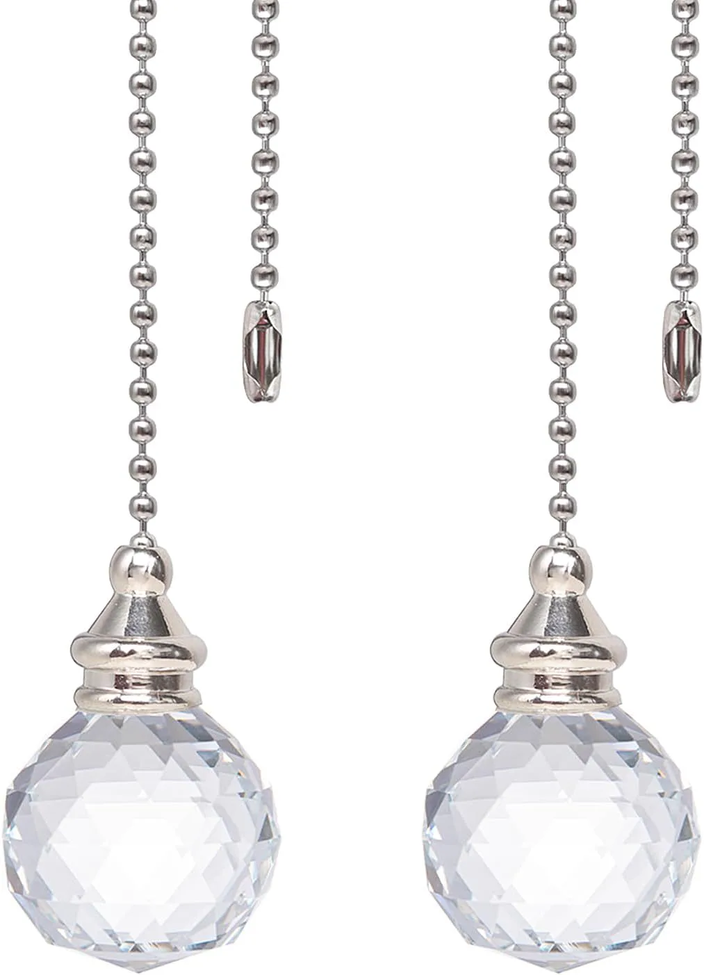 LONGSHENG - SINCE 2001 - Crystal Ceiling Fan Chain (2-Pack)
