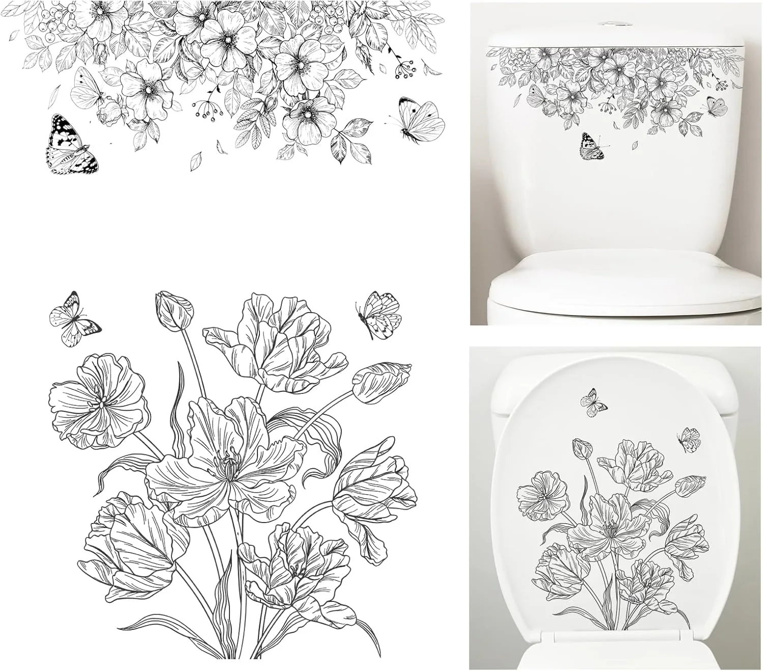 Toilet Sticker Set (2 Pieces)