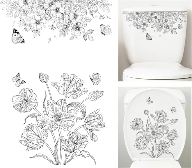 Toilet Sticker Set (2 Pieces)