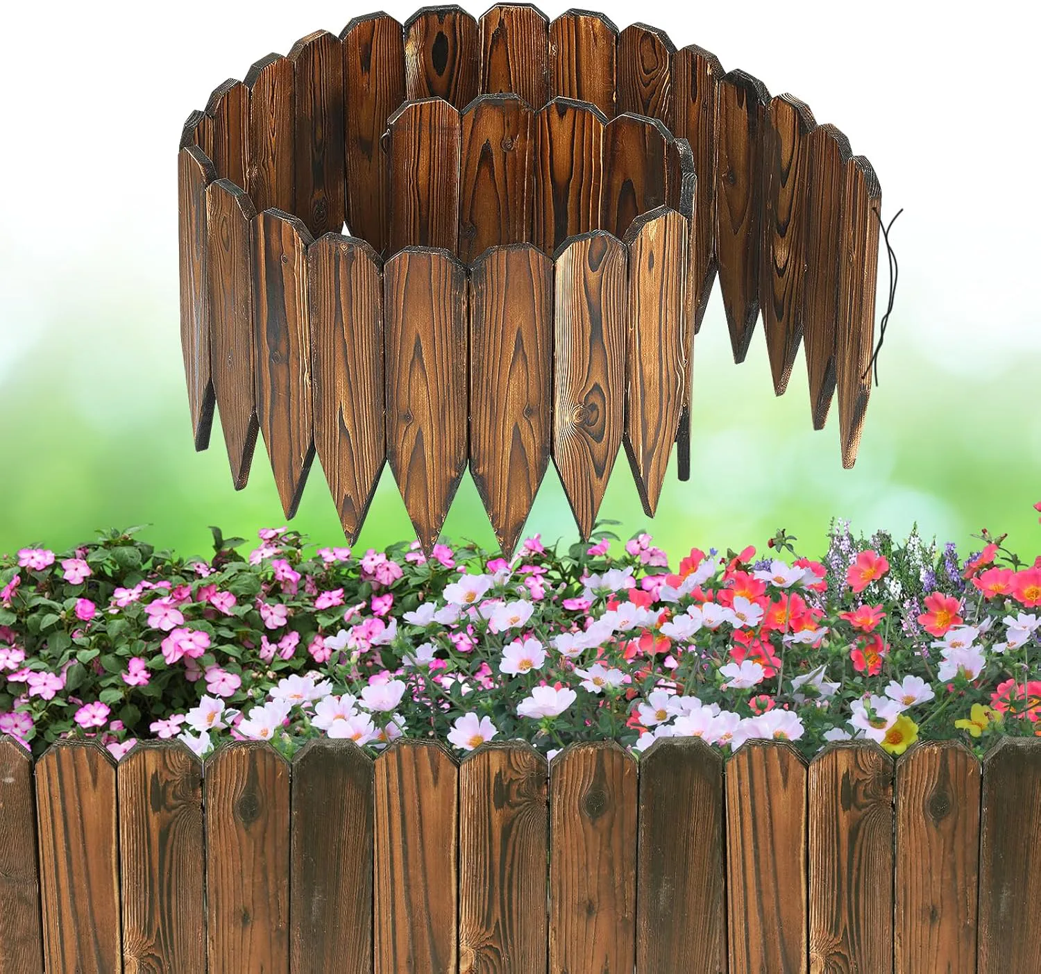 Acostop Wooden Garden Edging
