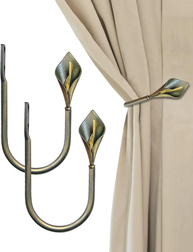Sdgina Calla Lily Curtain Tiebacks (2-Pack)