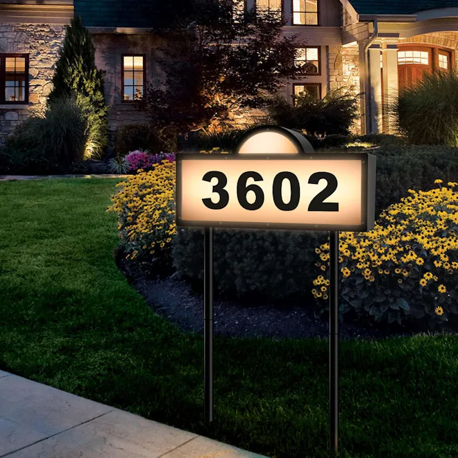GEYUEYA Home Solar Address Sign