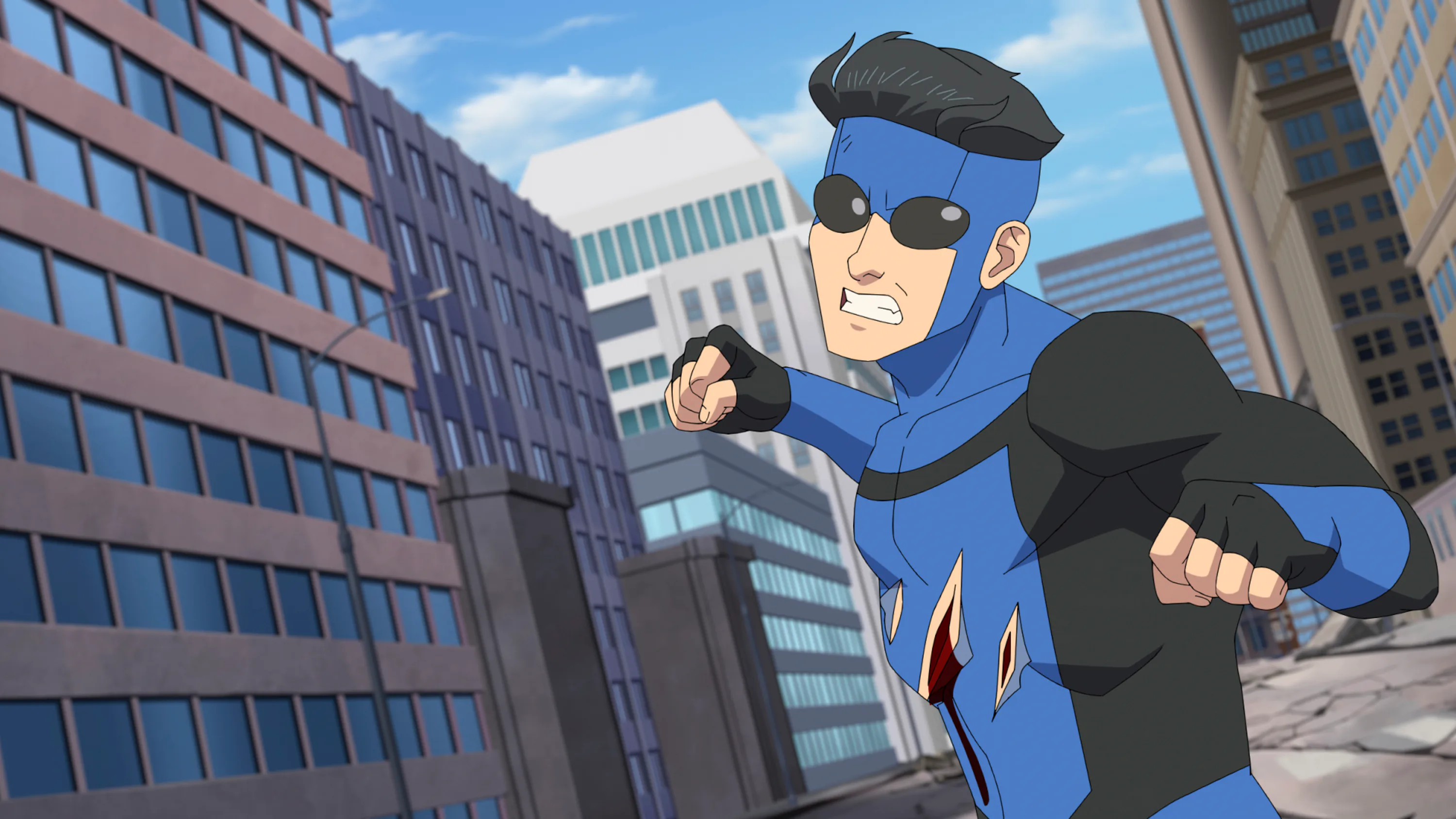 Invincible/Mark Grayson (voiced by Steven Yeun) in Invincible