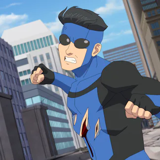 Invincible/Mark Grayson (voiced by Steven Yeun) in Invincible