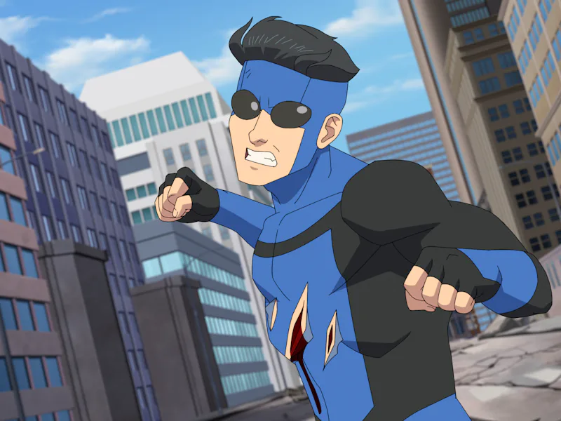 Invincible/Mark Grayson (voiced by Steven Yeun) in Invincible