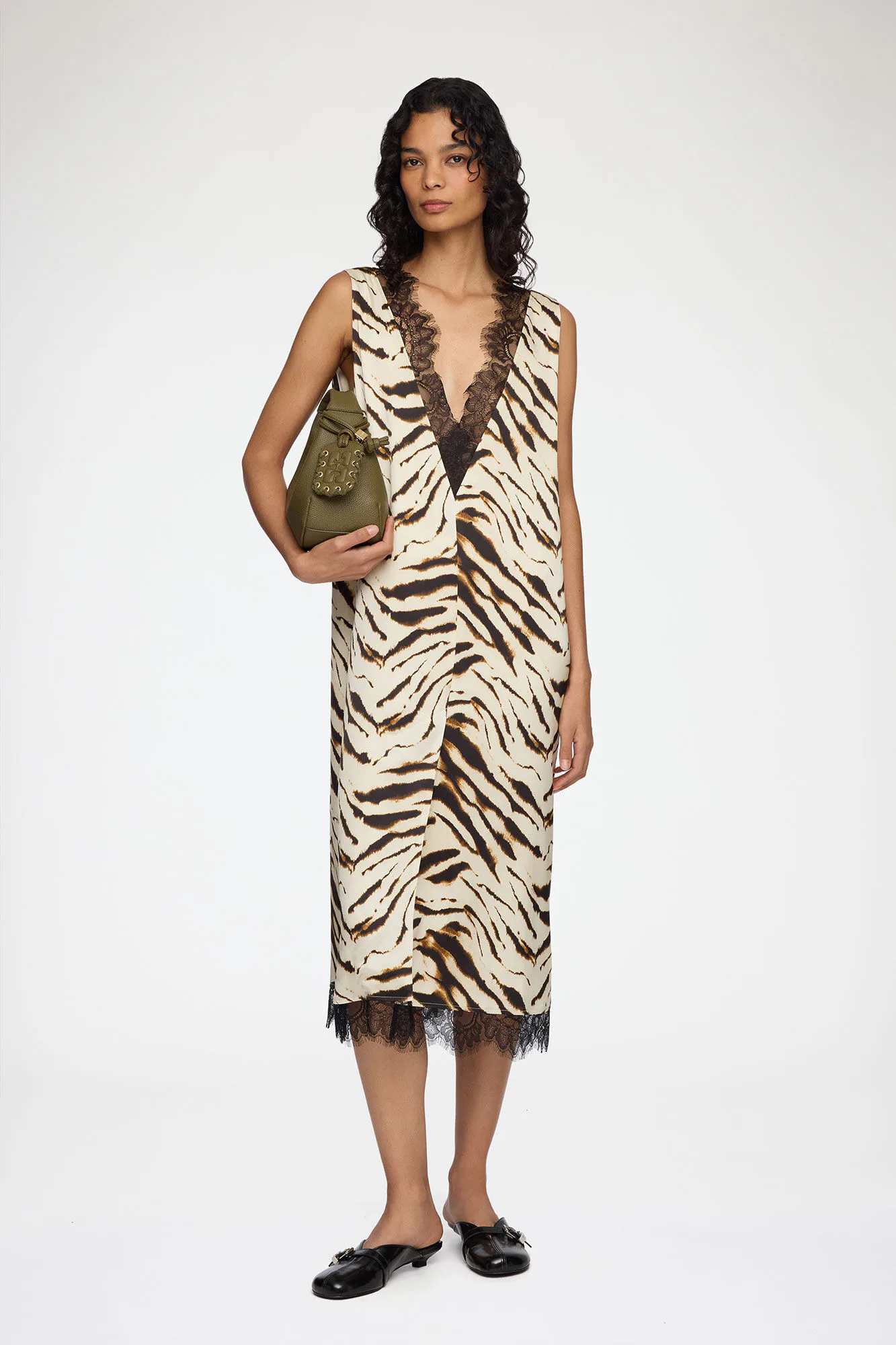 Zebra Satin Dress