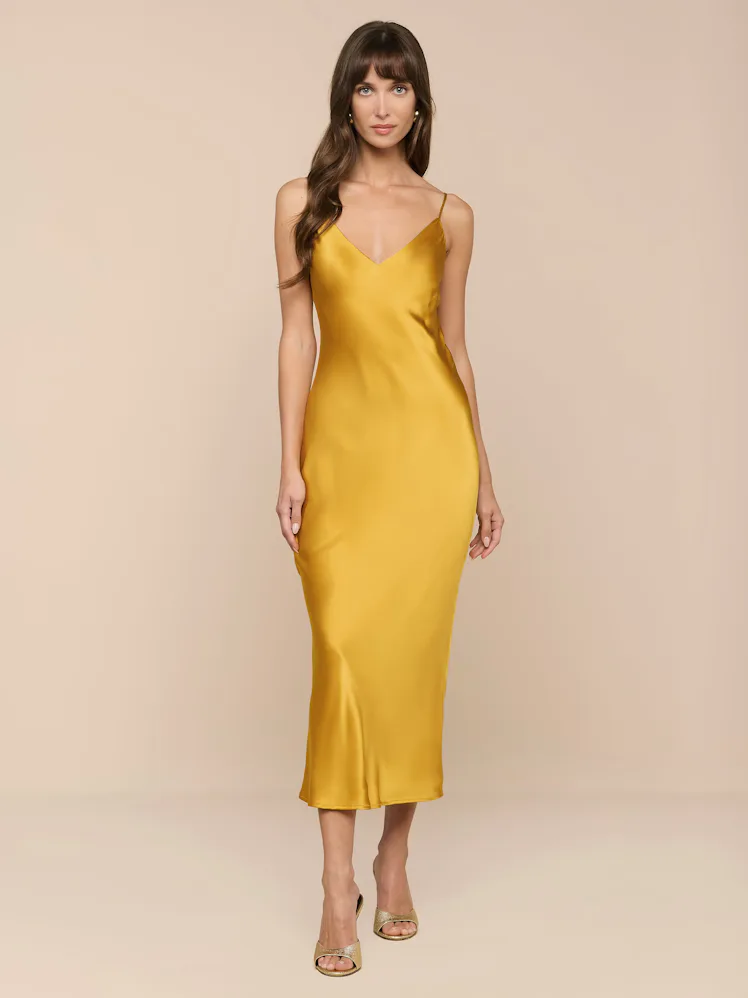 Seridie Silk Slip Dress