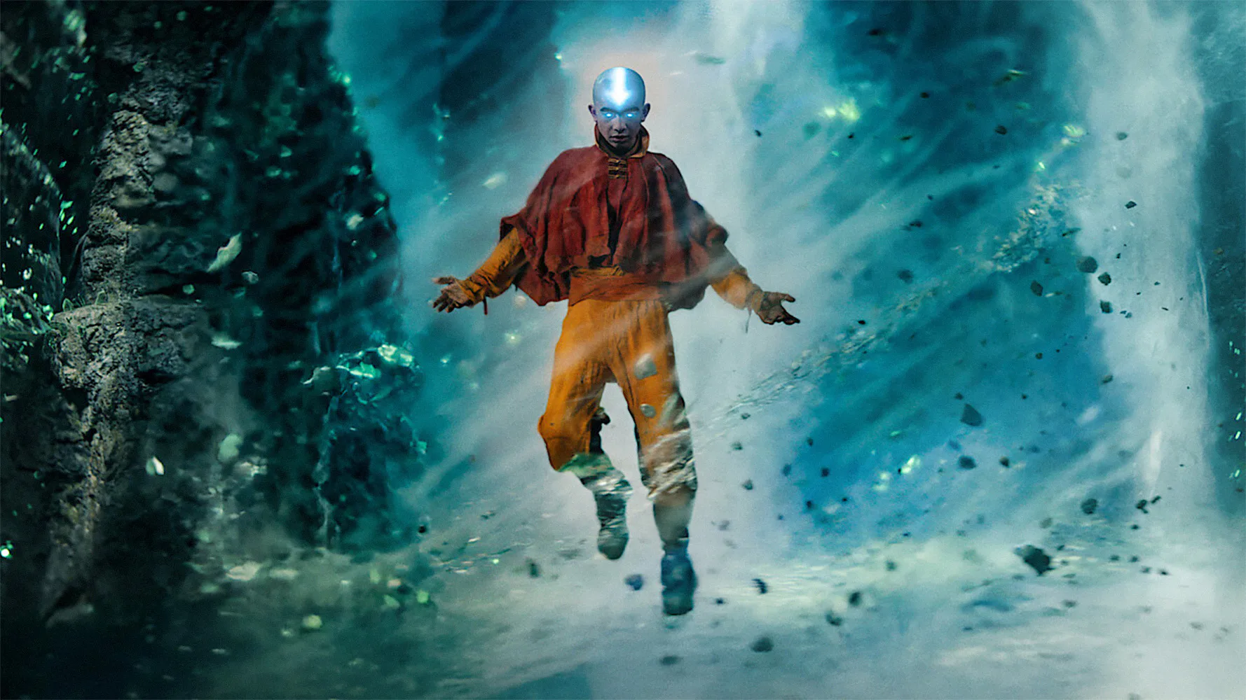 Gordon Cormier as Aang in Avatar: The Last Airbender