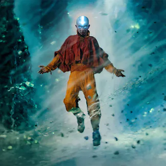 Gordon Cormier as Aang in Avatar: The Last Airbender