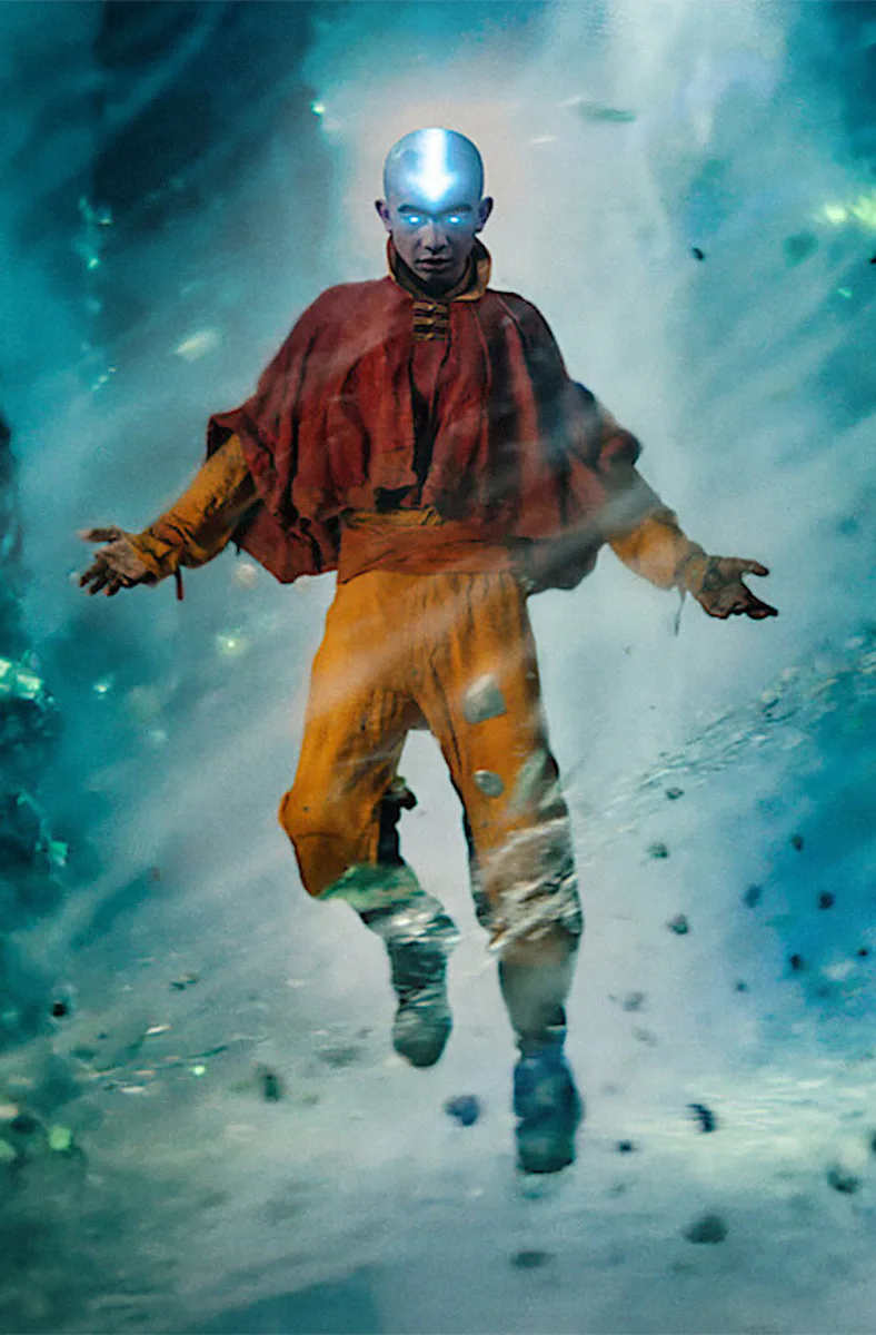 Gordon Cormier as Aang in Avatar: The Last Airbender