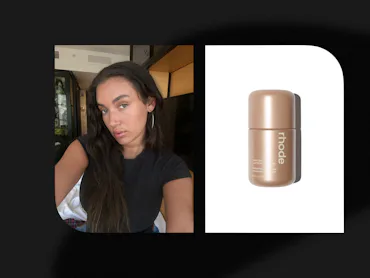 Rhode's Highlight Milk is like glowy primer, liquid highlighter, and body shimmer in one bottle.