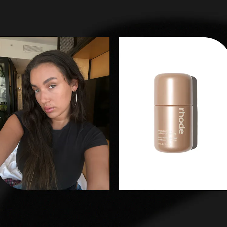 Rhode's Highlight Milk is like glowy primer, liquid highlighter, and body shimmer in one bottle.