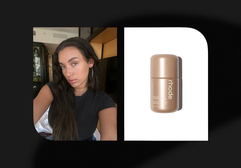 Rhode's Highlight Milk is like glowy primer, liquid highlighter, and body shimmer in one bottle.
