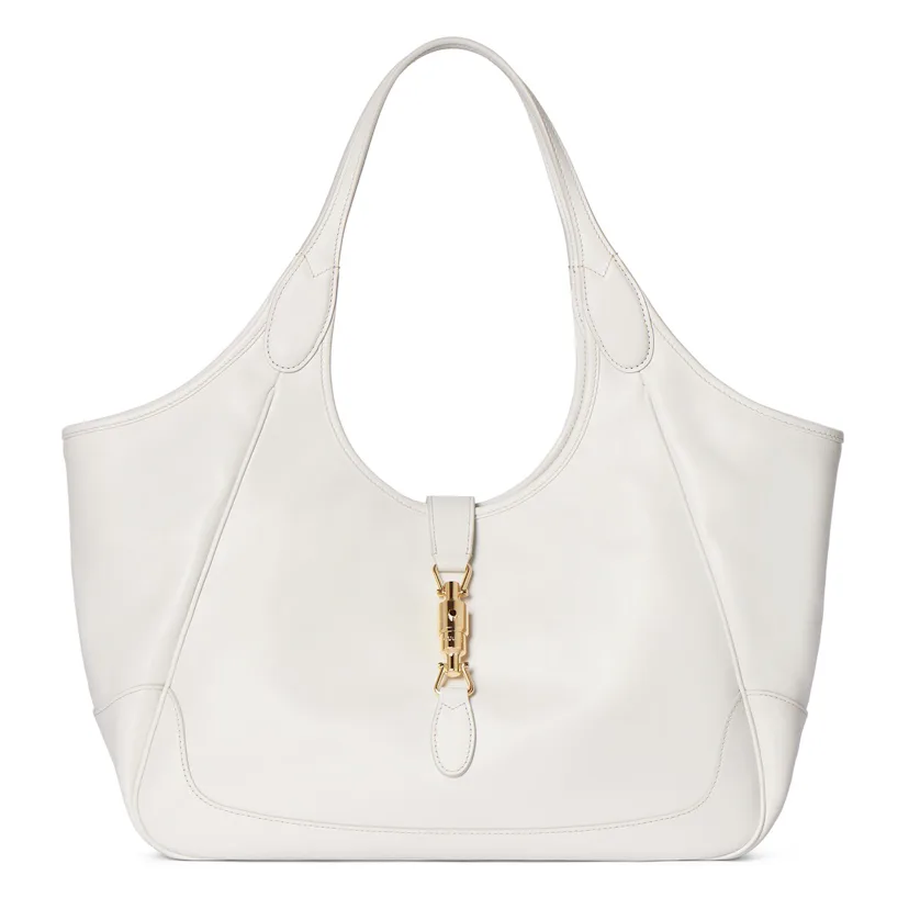Mercato Medium Tote Bag in White