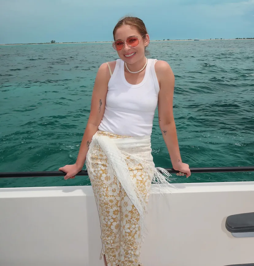 Kelsey Stewart's Turks and Caicos outfits