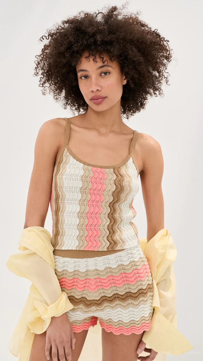 Jeselle Wavy Stripe Tank Top