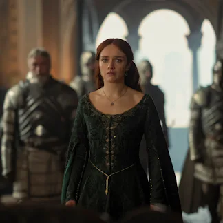 Olivia Cooke as Alicent Hightower in House of the Dragon