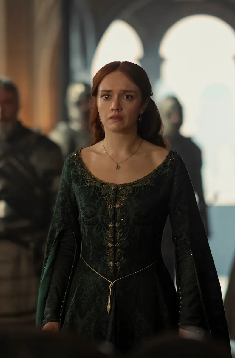 Olivia Cooke as Alicent Hightower in House of the Dragon