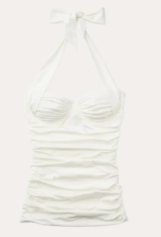 Haven Ruched Underwire Tankini Top