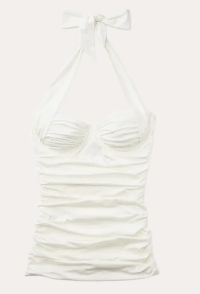Haven Ruched Underwire Tankini Top