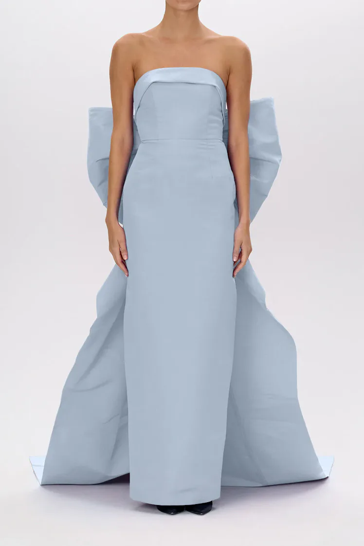 Colette Silk Faille Column Gown