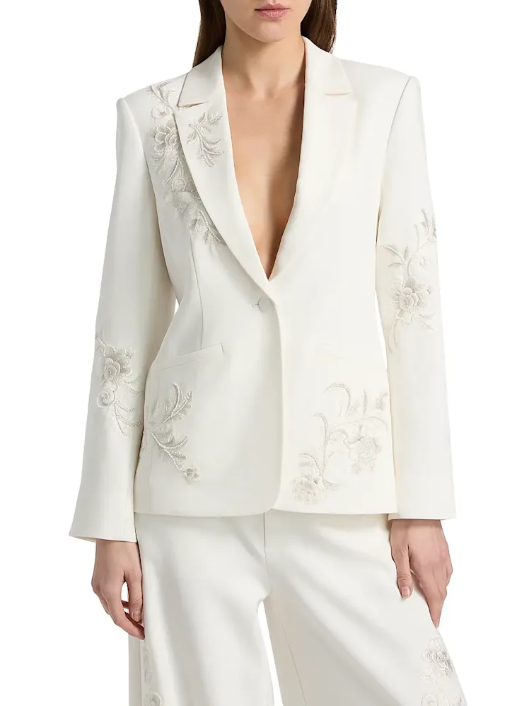 Karlie Embroidered Blazer