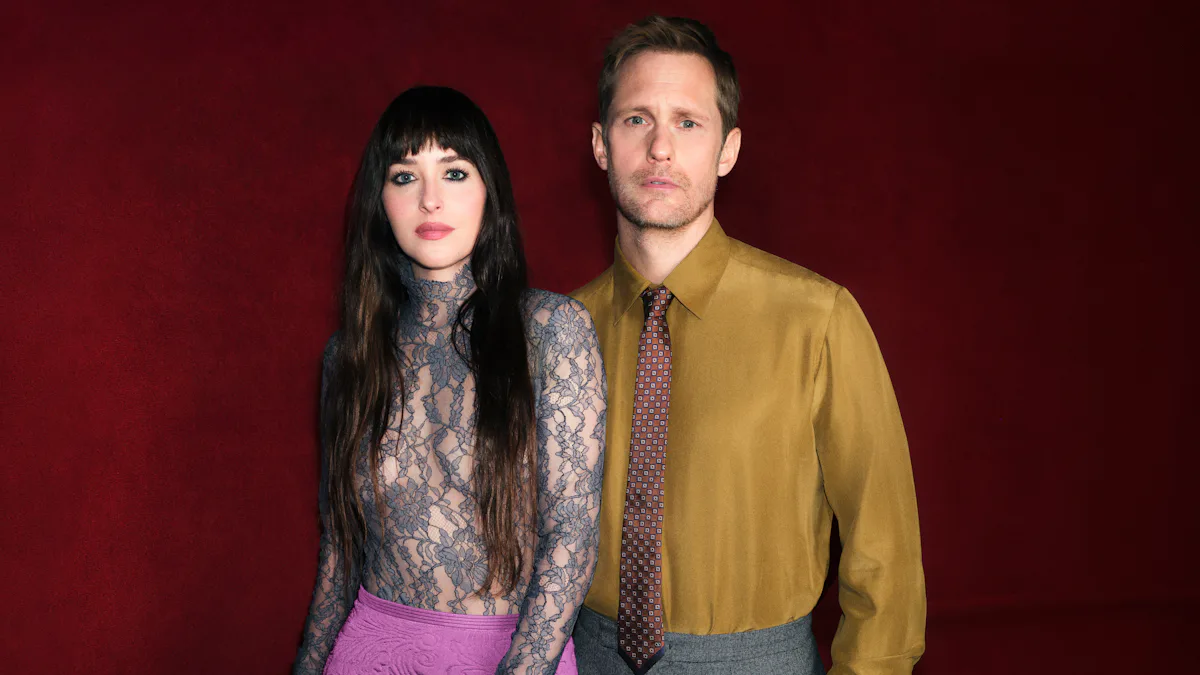 Dakota Johnson & Alexander Skarsgård Are The Newest Faces Of Valentino Beauty