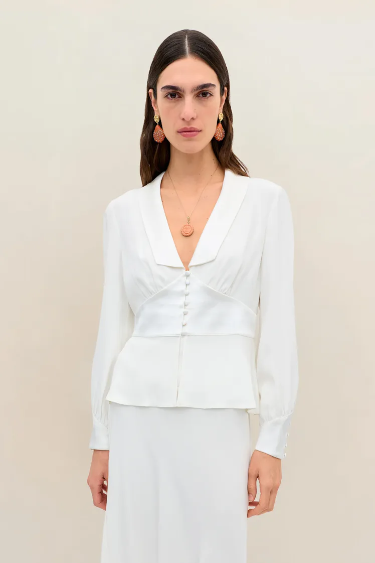 Adeline Silk Top