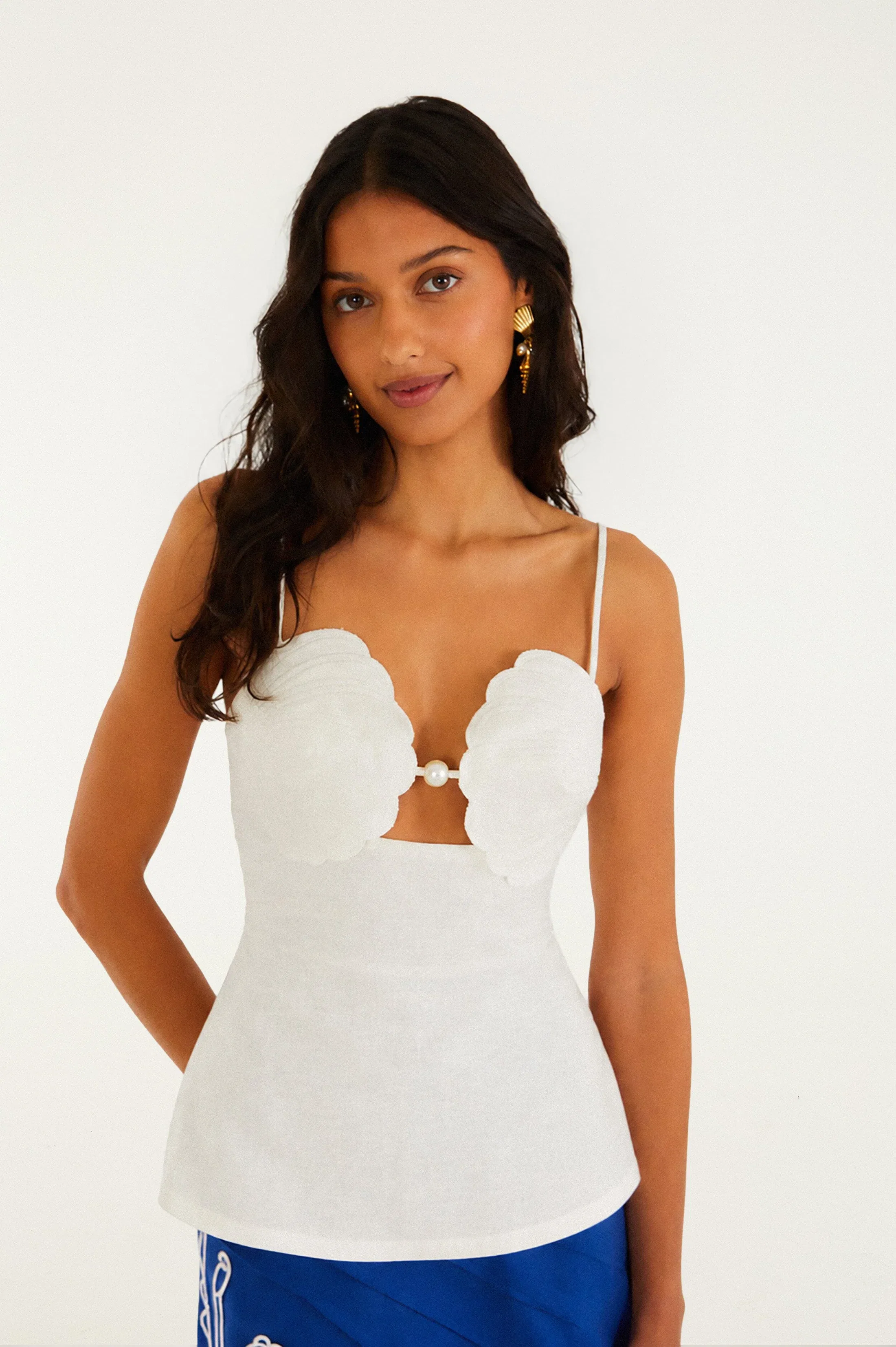 Off-White 3d Shell Peplum Blouse