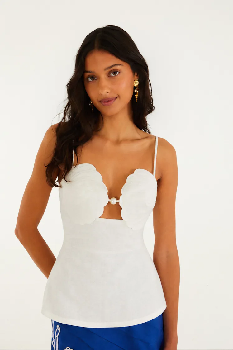 Off-White 3d Shell Peplum Blouse