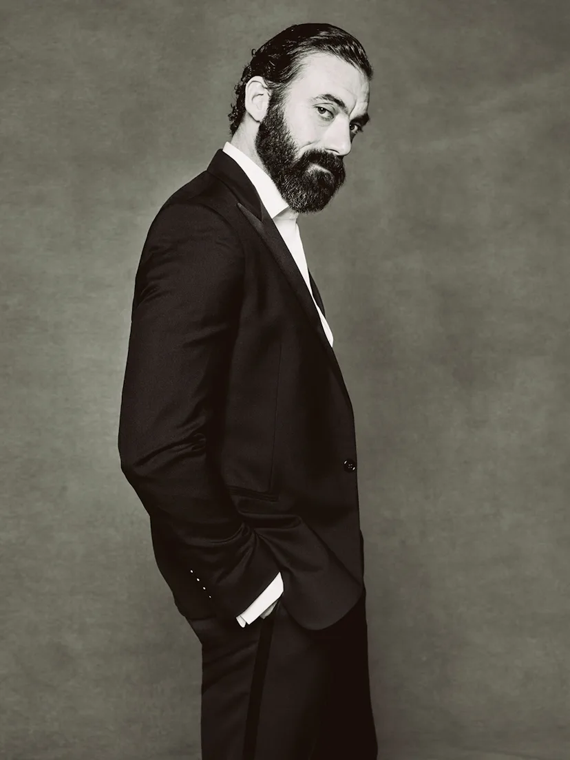 Morgan Spector in a suit.