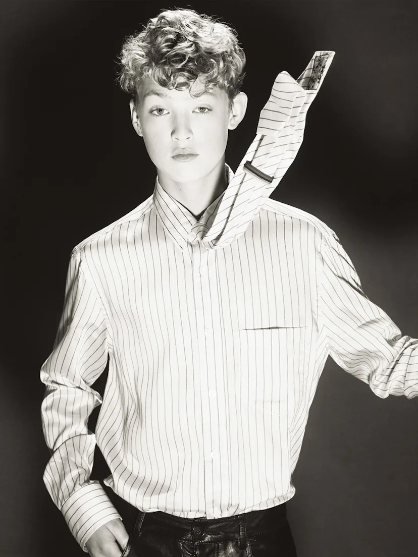 Lox Pratt wearing a tie