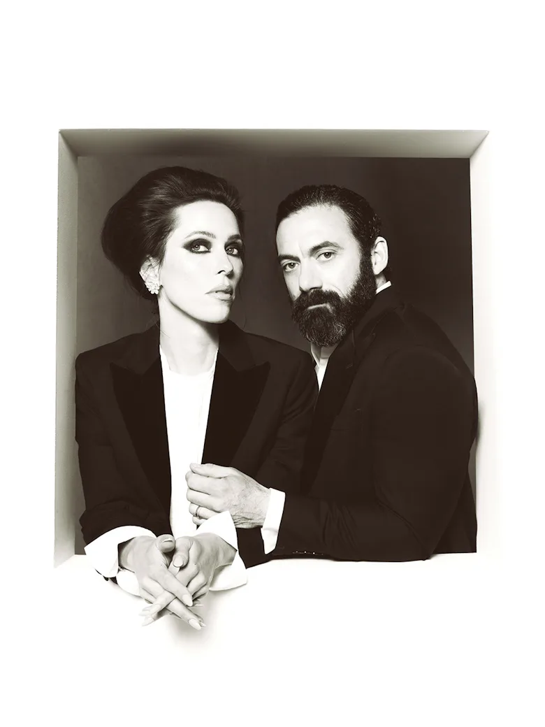 Rebecca Hall and Morgan Spector