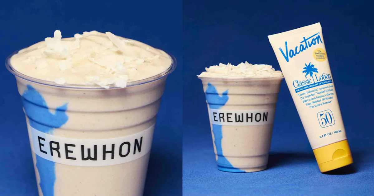 You Can Get Erewhon's Vacation Sunscreen Smoothie For Free — Here's How