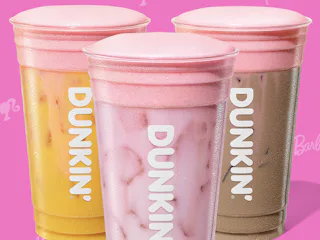 I tried Dunkin's summer 2026 menu with Barbie drinks topped with pink strawberry cold foam.