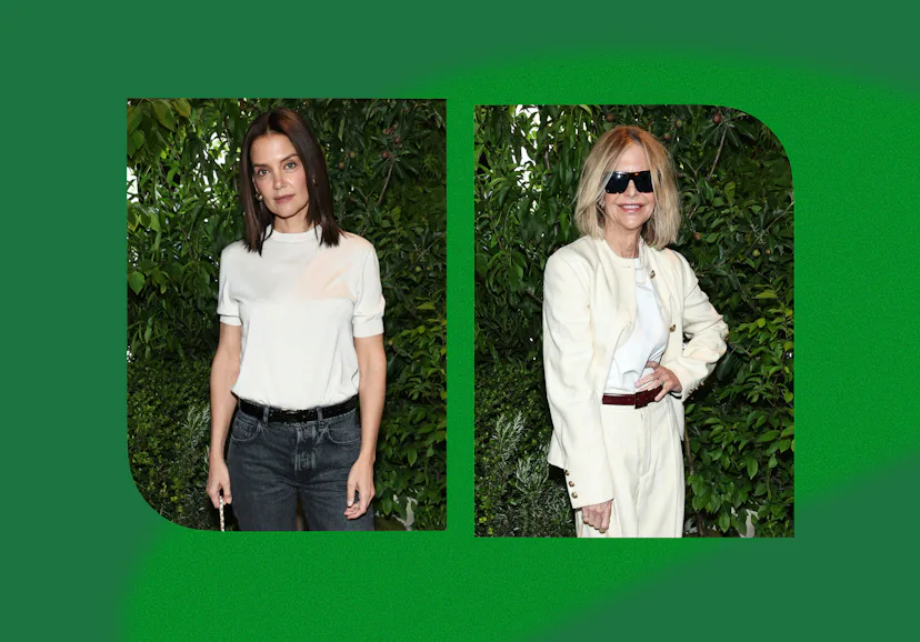 Katie Holmes and Meg Ryan at the Through Her Lens Tribeca Chanel Women's Filmmaker program.