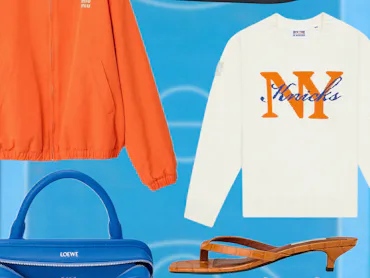 A collage of Knicks fanwear