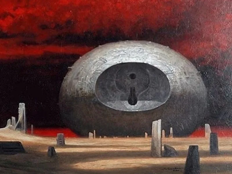 The "No-Ship" on the cover of 'Chapterhouse: Dune.'